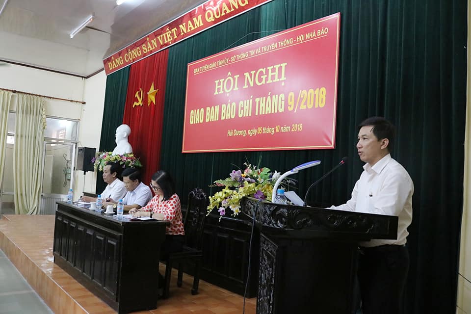 Hội nghị giao ban Báo chí tháng 9 năm 2018